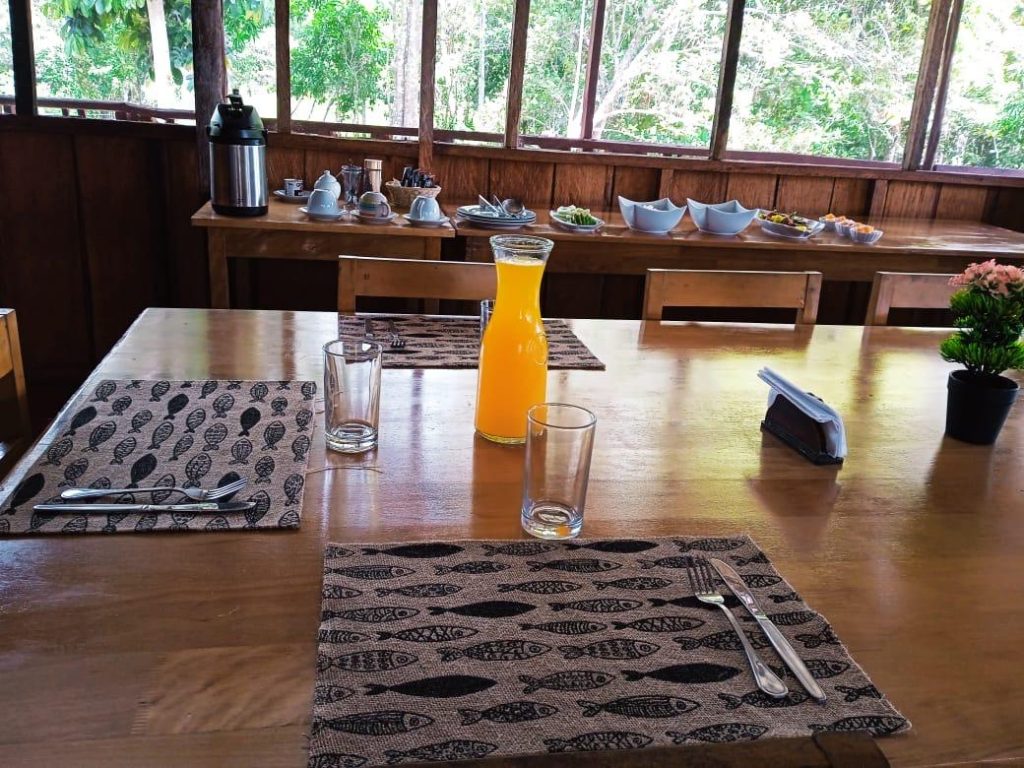 delcious lunch at the jungle lodge tahuayo