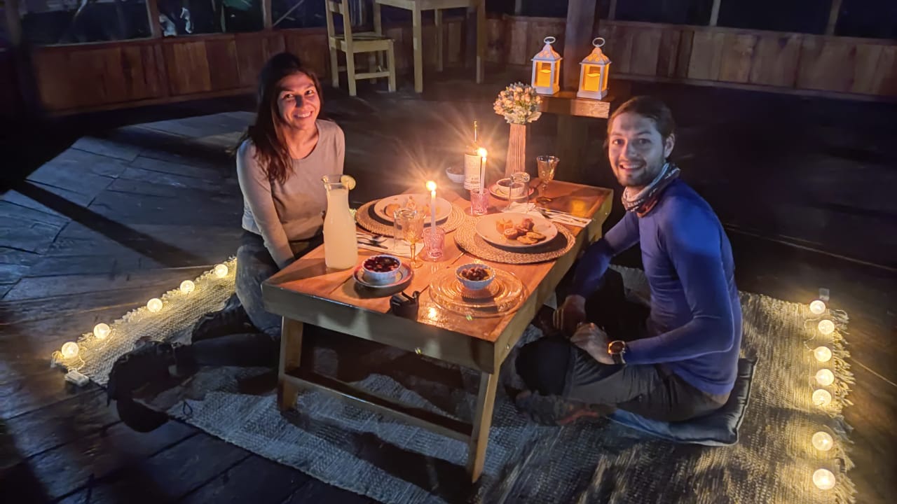 dinner at tahuayo paradise lodge
