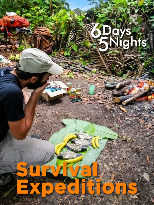 Amazon Rainforest Survival Expedition 6 Days / 5 Nights